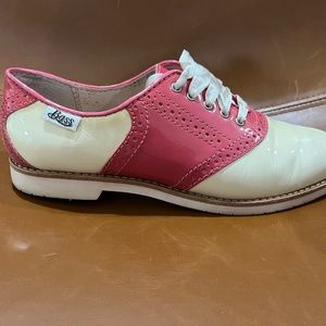 Bass / Rachel Antonoff Saddle Shoe - Odette - Cream And Pink - 7.5